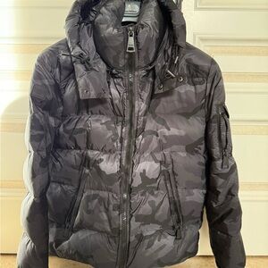 SAM. Dark Camouflage Puffer Jacket